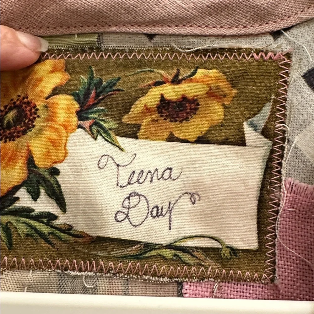 Handmade Upcycled Patchwork Quilt Dress - Picture 6 of 6